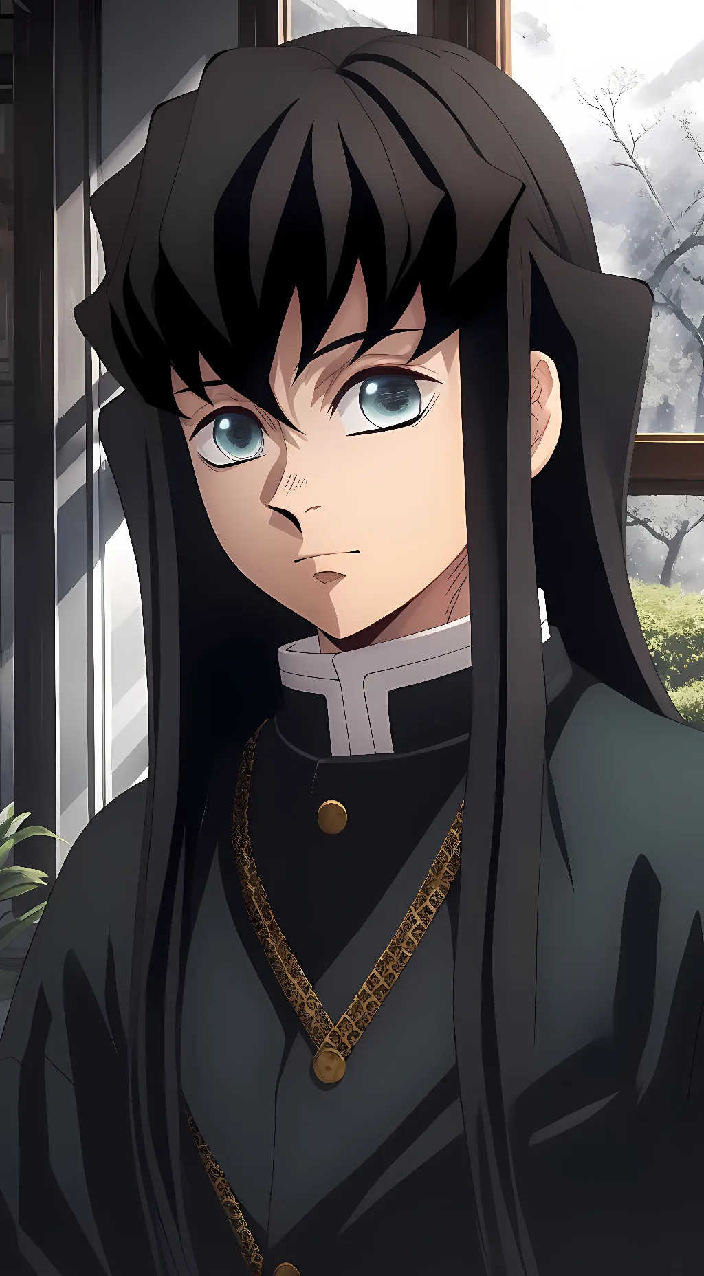 ai character: Muichiro tokito, background