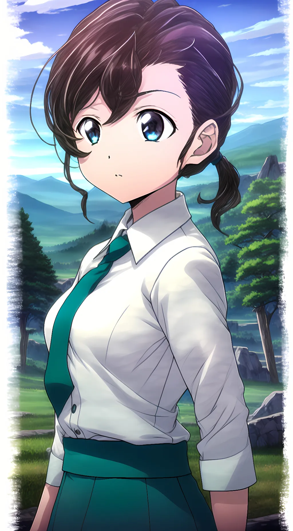 ai character: Mana Inuyama background