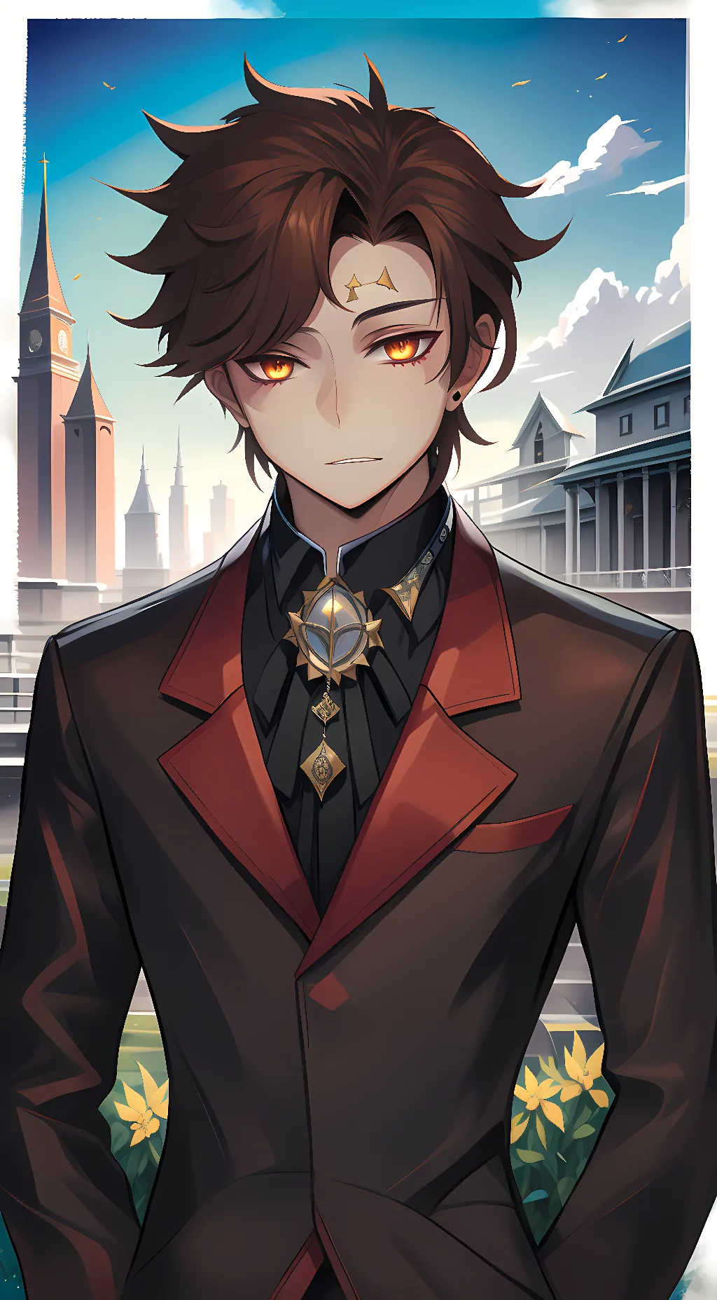 ai character: Damian background