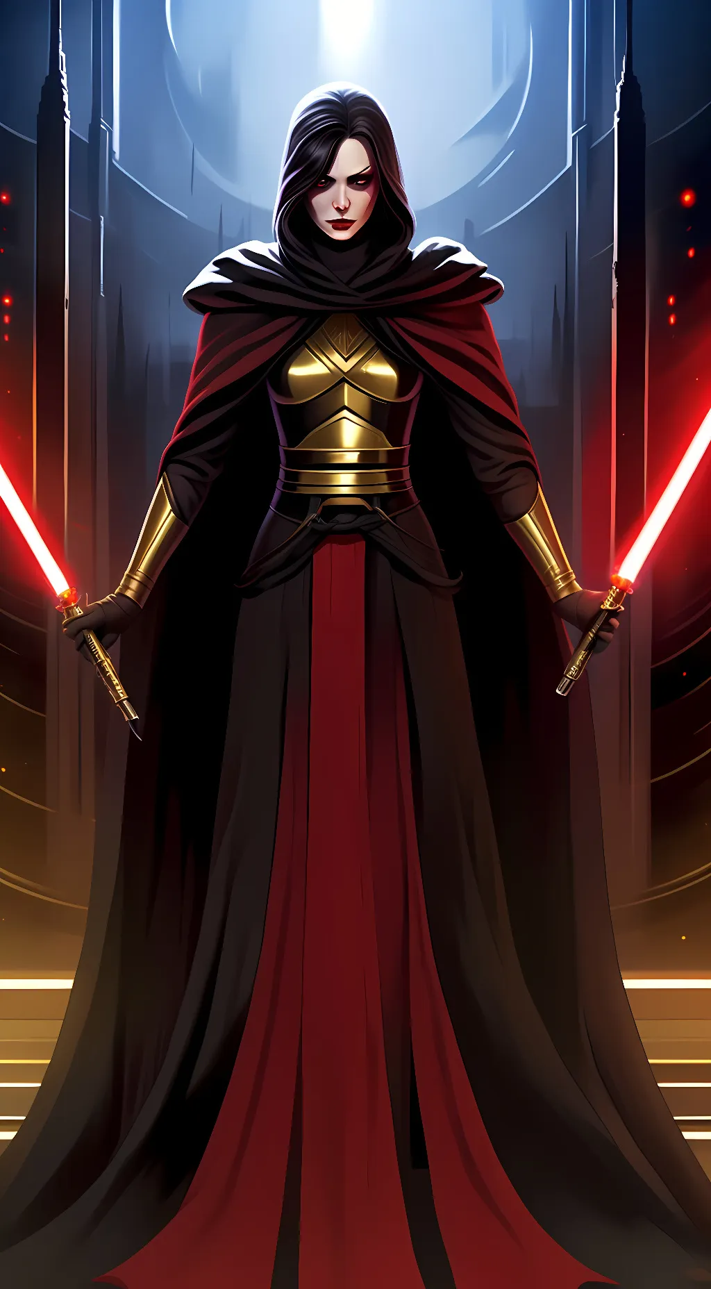 ai character: empress palpatine background