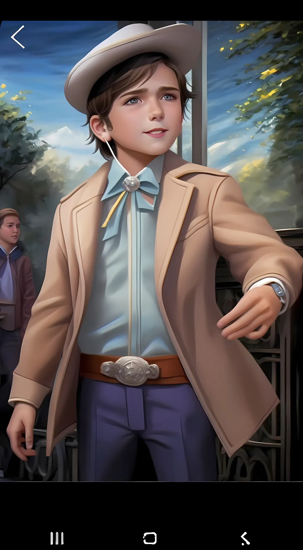 ai character: Mike Teavee background