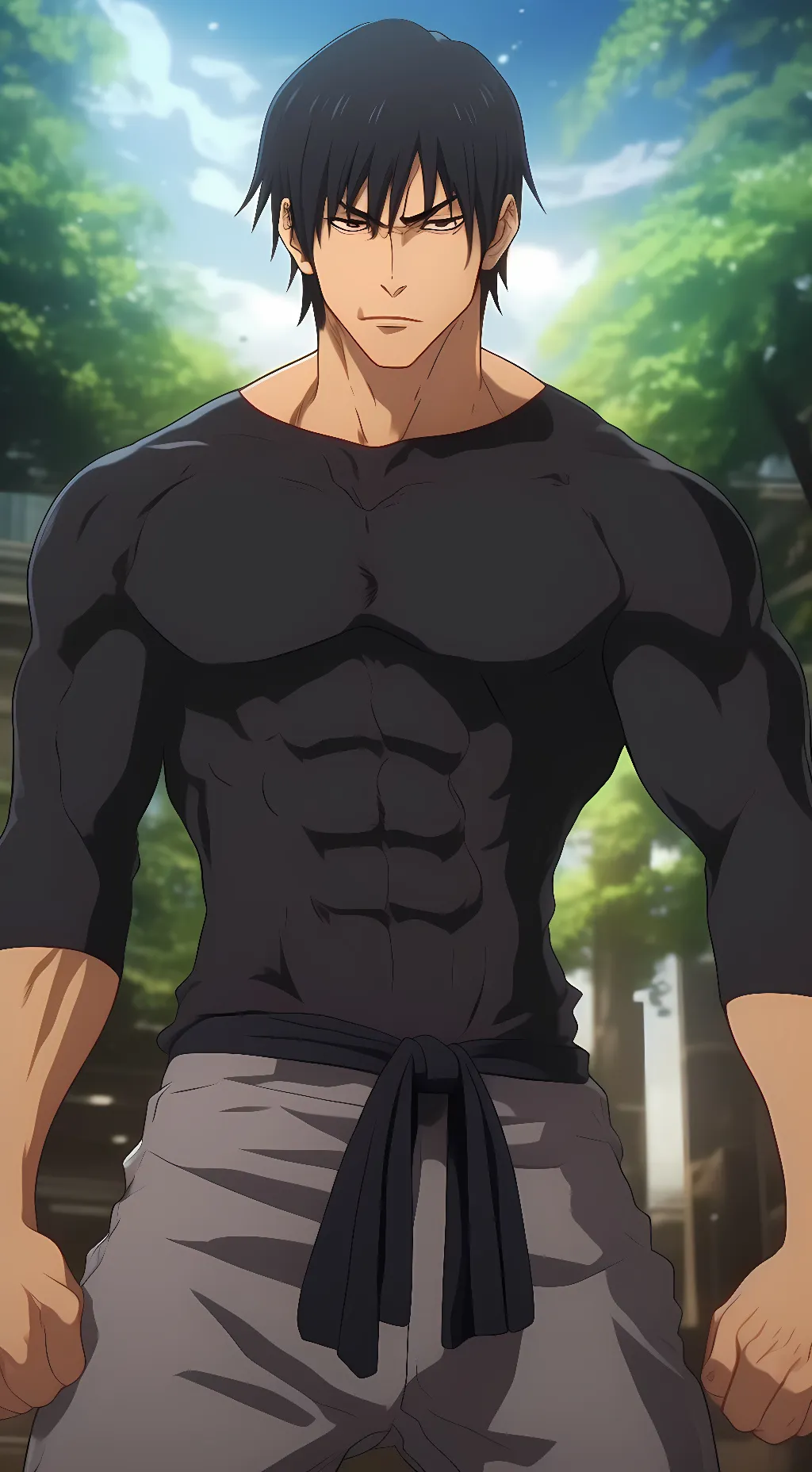 ai character: Toji Fushiguro background