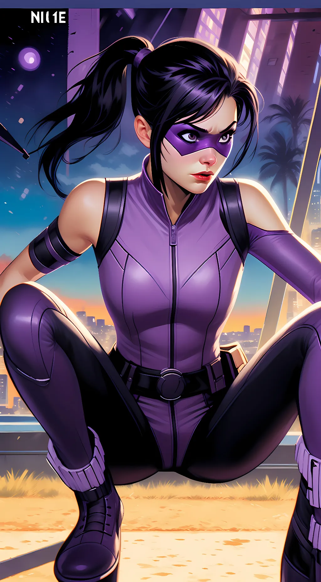 ai character: Kate Bishop background