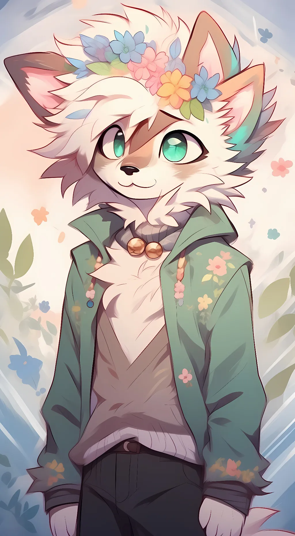 ai character: Vanilla background