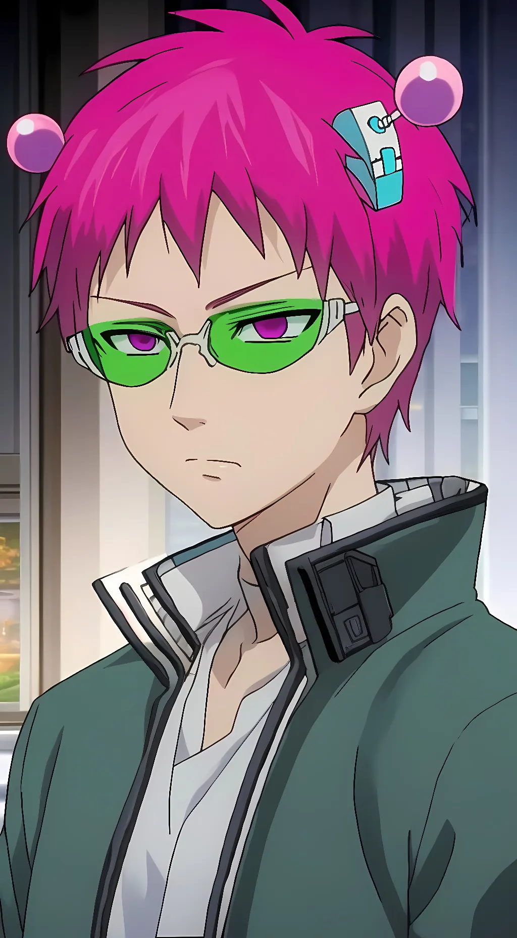 ai character: Kusuo Saiki background