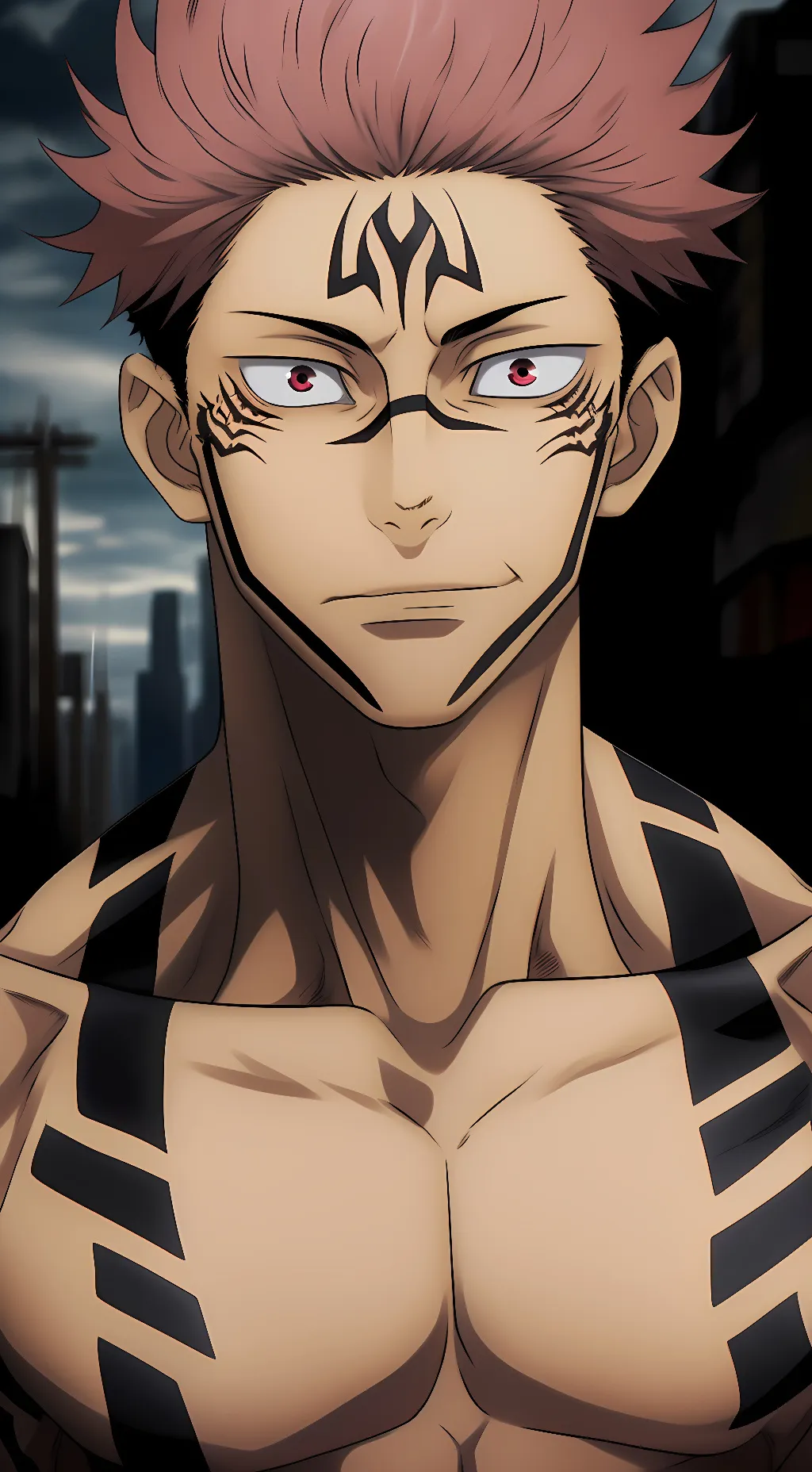 ai character: Ryomen Sukuna  background