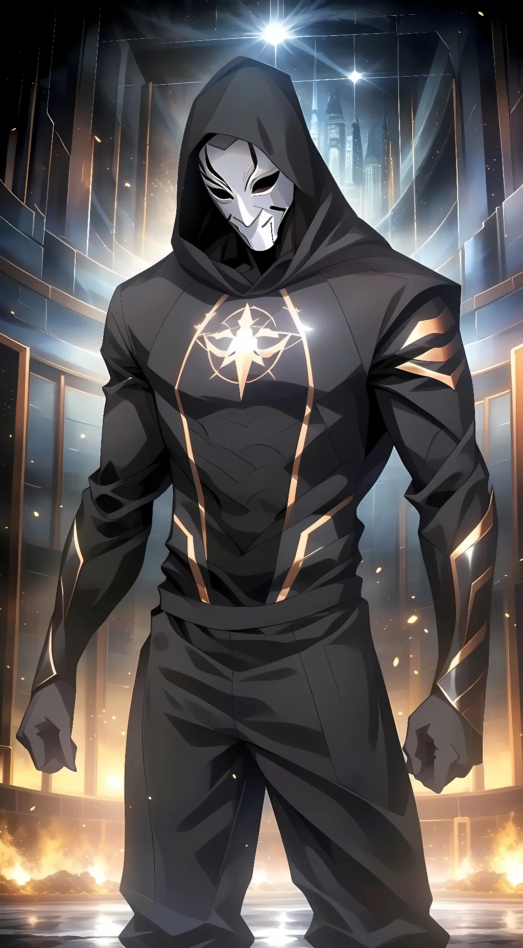 ai character: Ash background