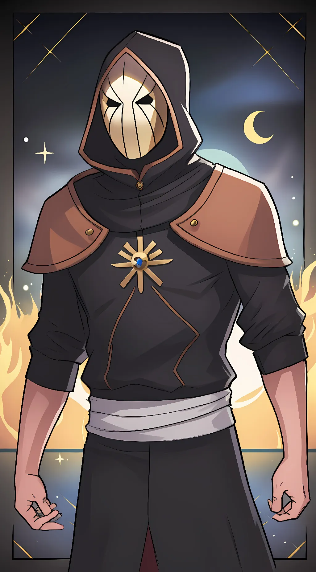 ai character: Lunar background