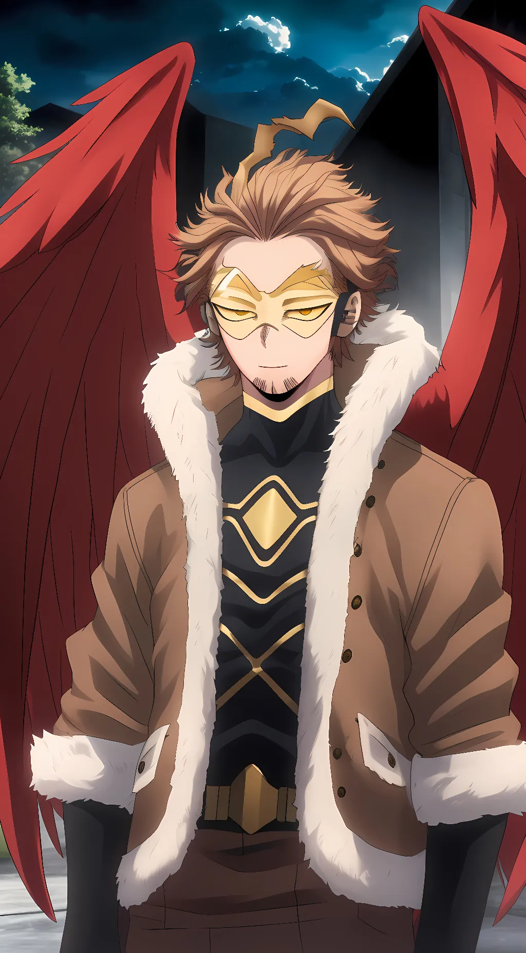 ai character: Hawks  background