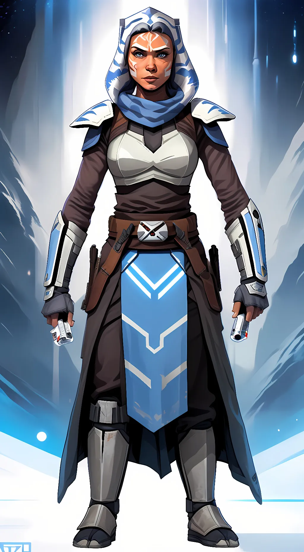 ai character: ashoka background