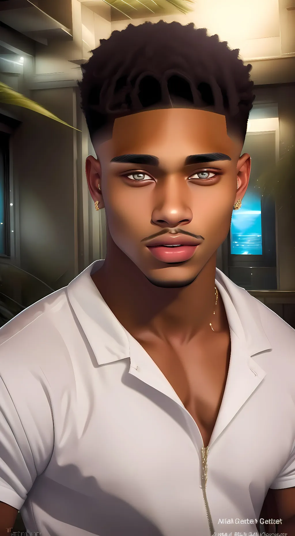 ai character: Leo background