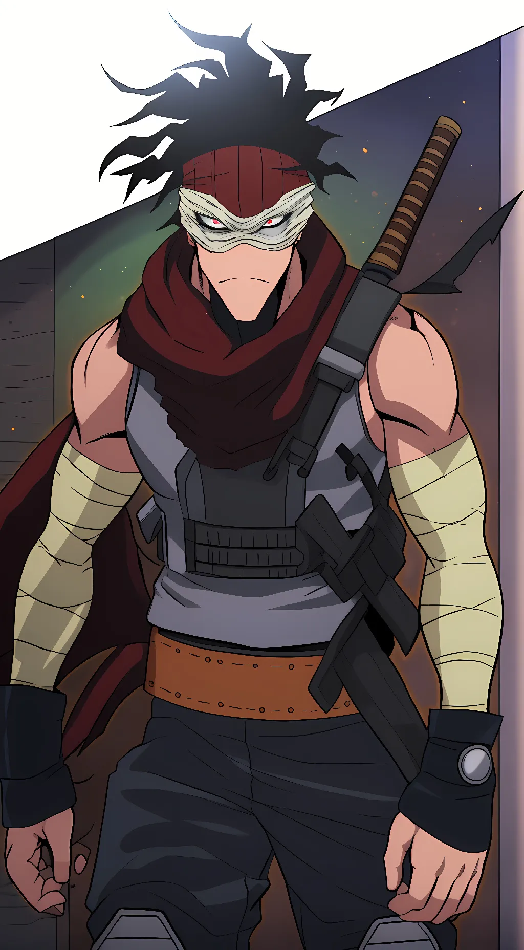 ai character: Stain background