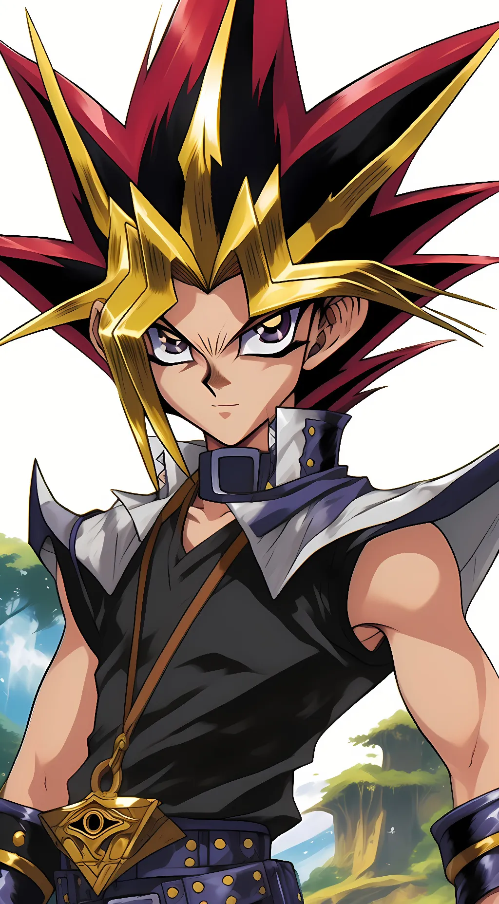 ai character: Atem (Yami Yugi) background
