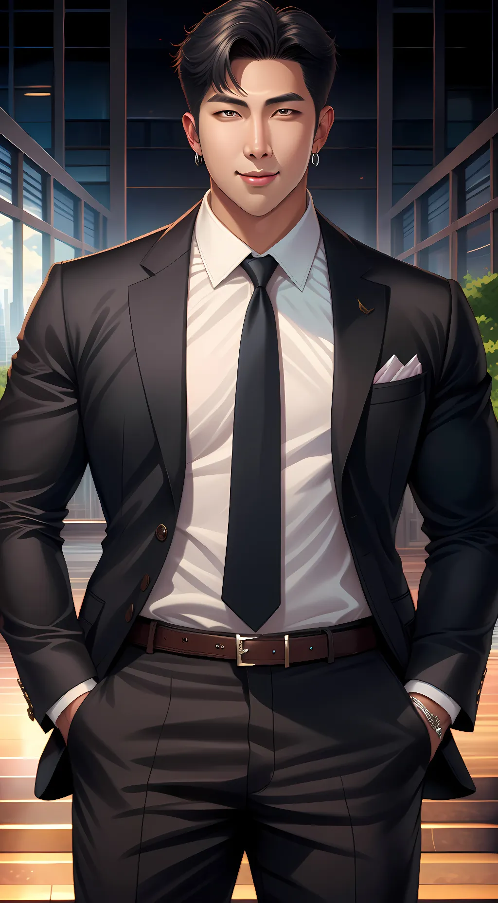 ai character: Mr. Kim background