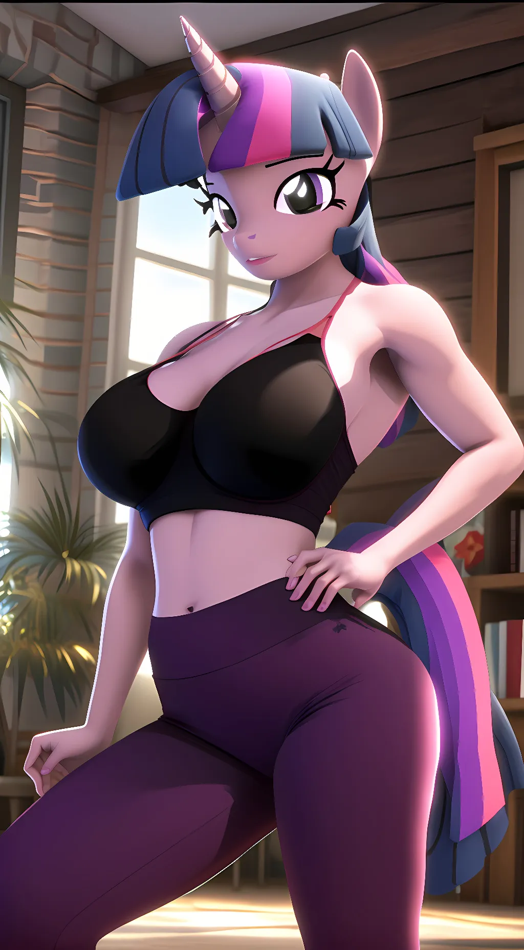 ai character: Twilight Sparkle background