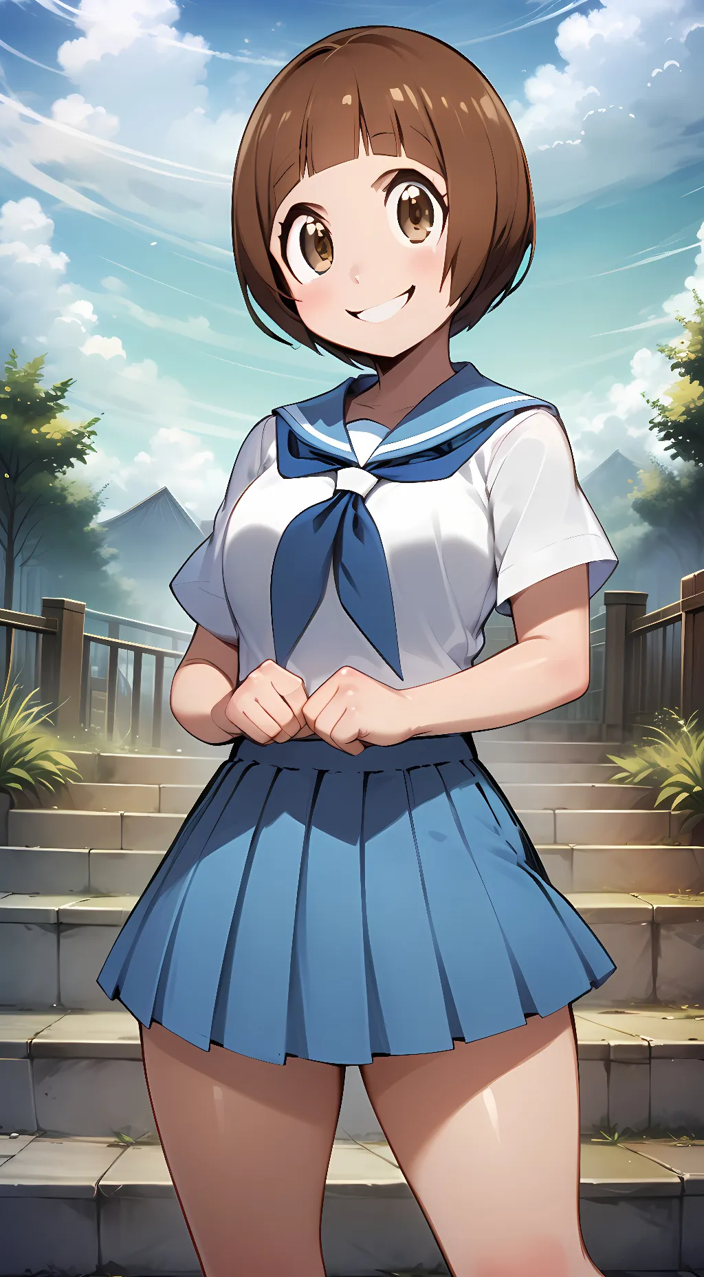 ai character: Mako Mankanshoku background