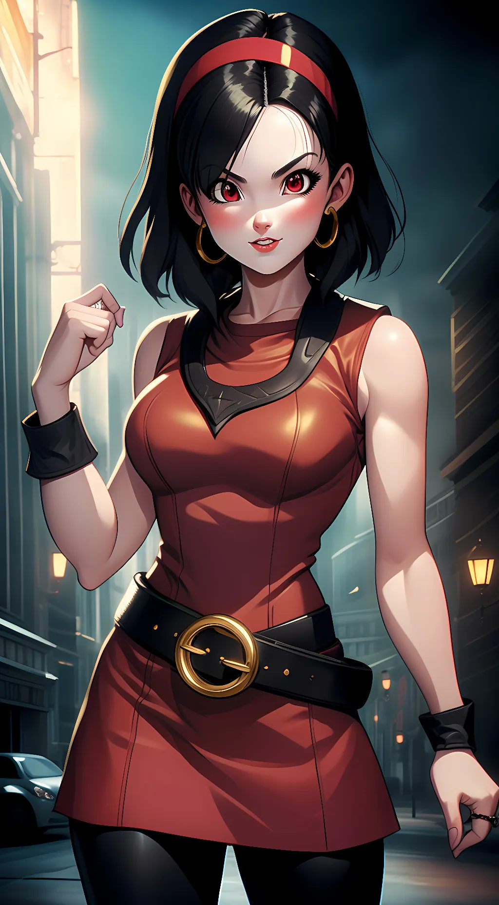 ai character: Videl  background