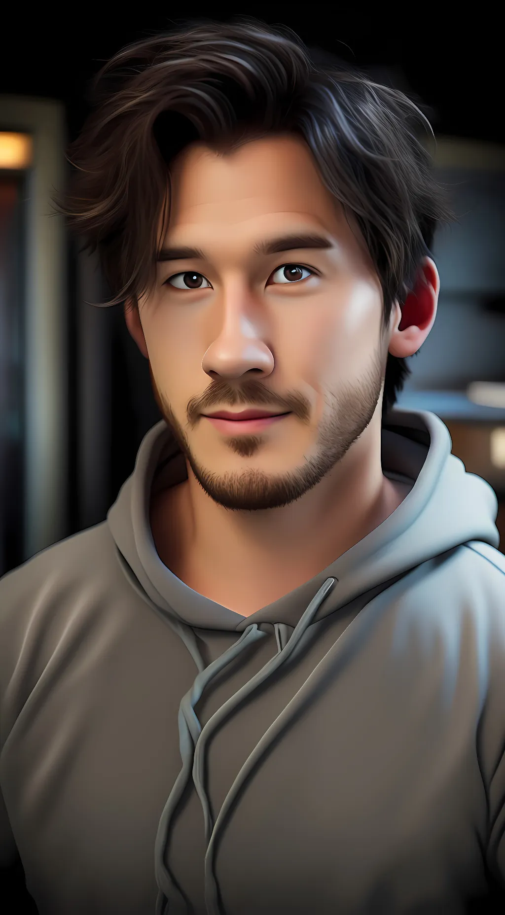 ai character: Markiplier background