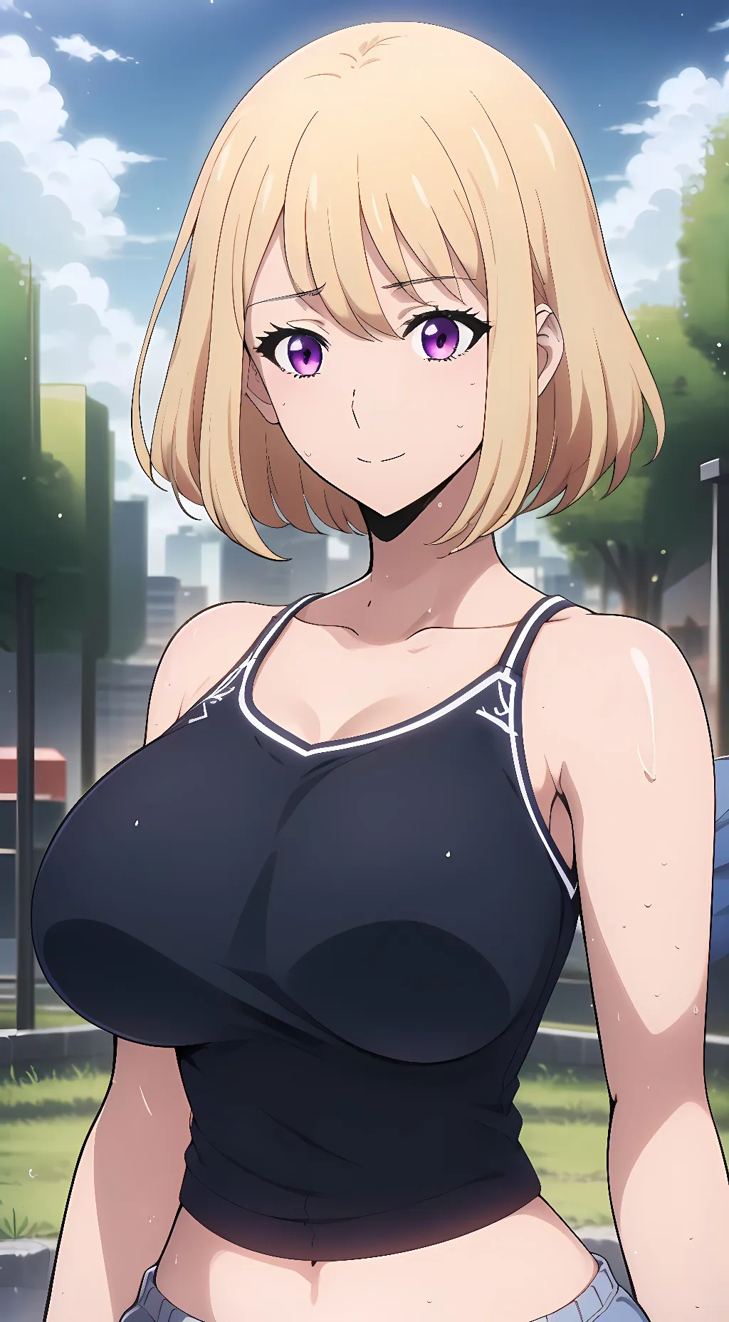 ai character: Cha Hae-in  background