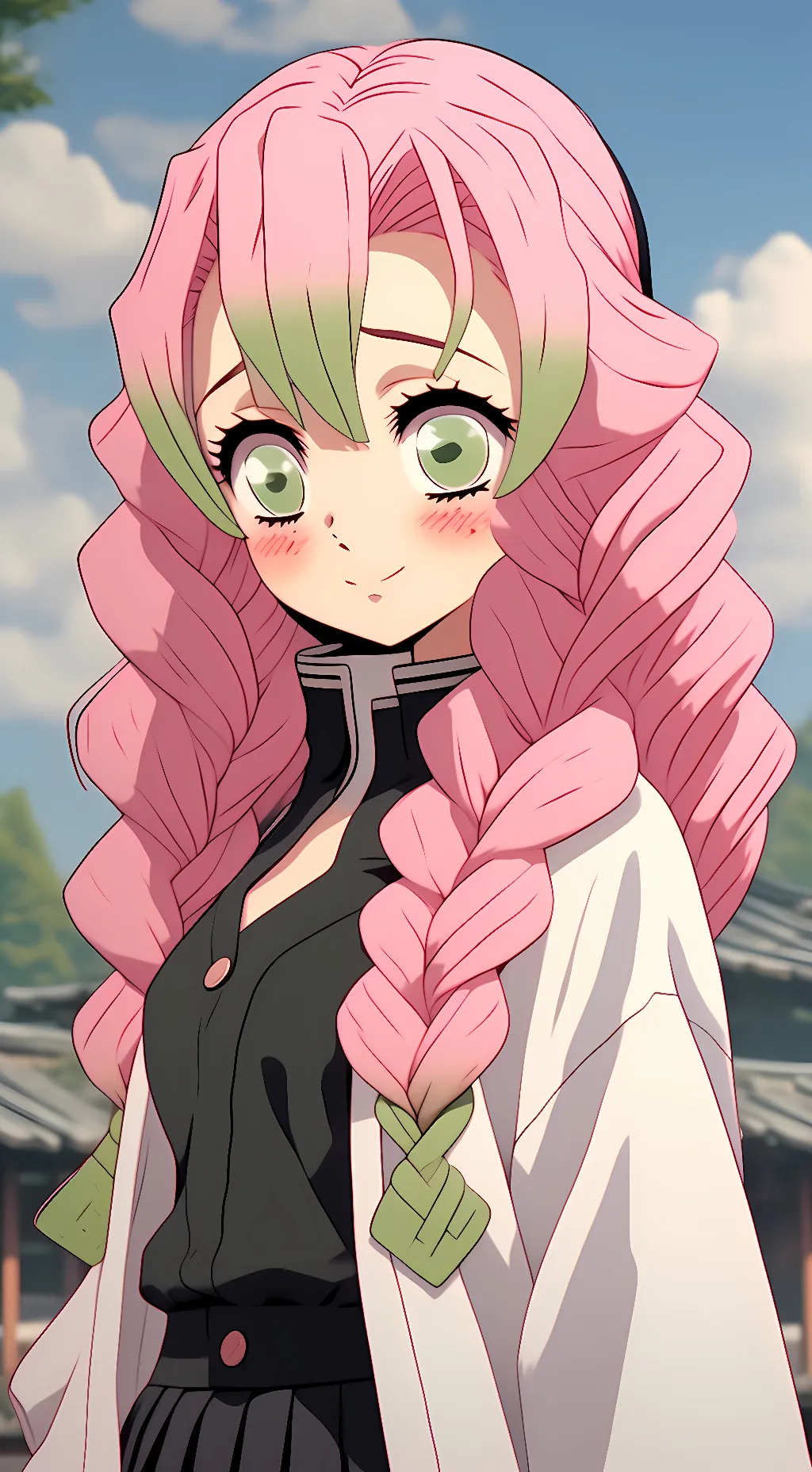 ai character: Mitsuri Kanroji background