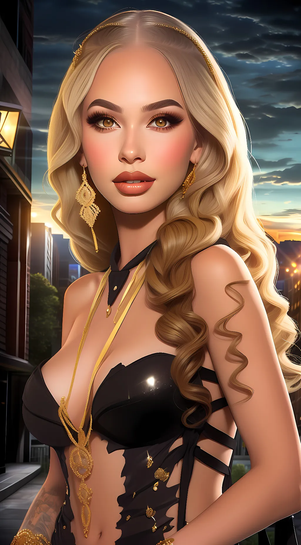 ai character: MariahLynn  background