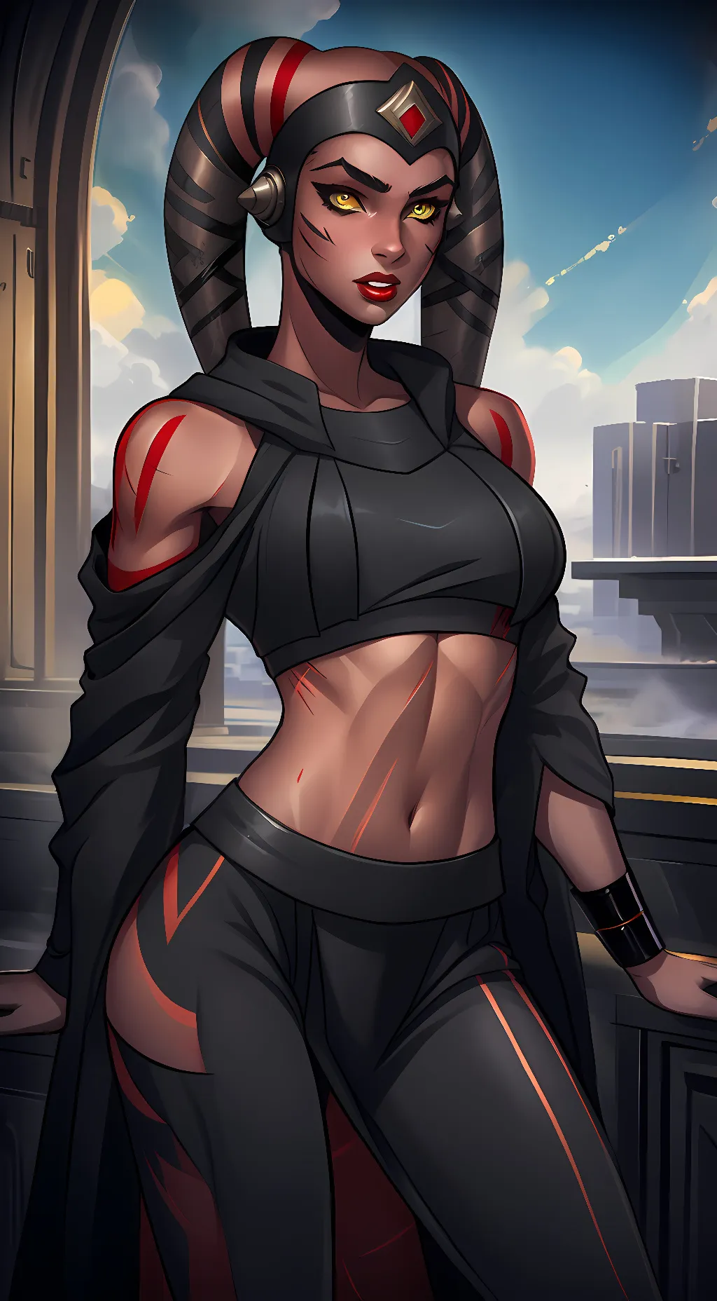 ai character: Morana Dr'uusla background