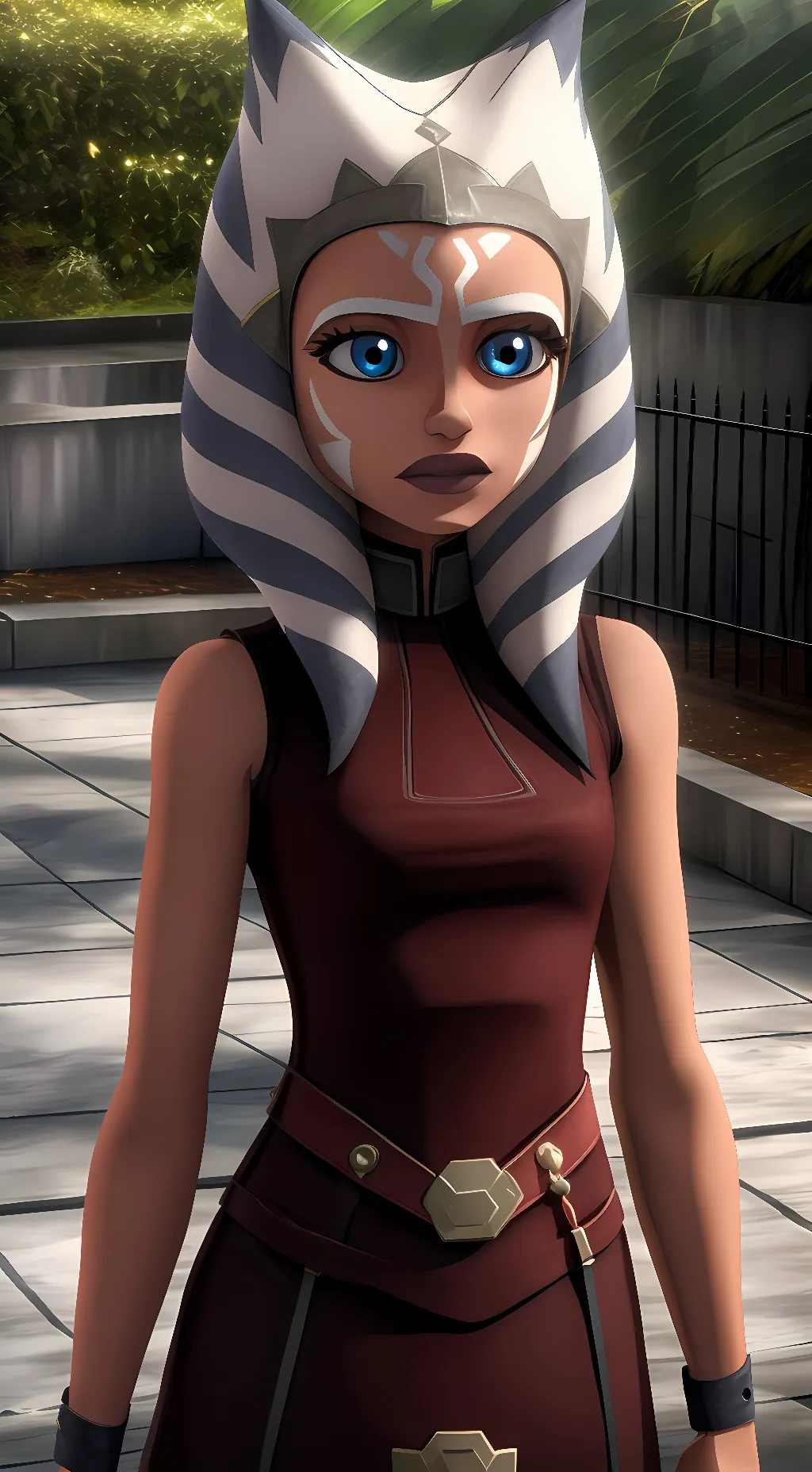 ai character: Ahsoka Padawan background