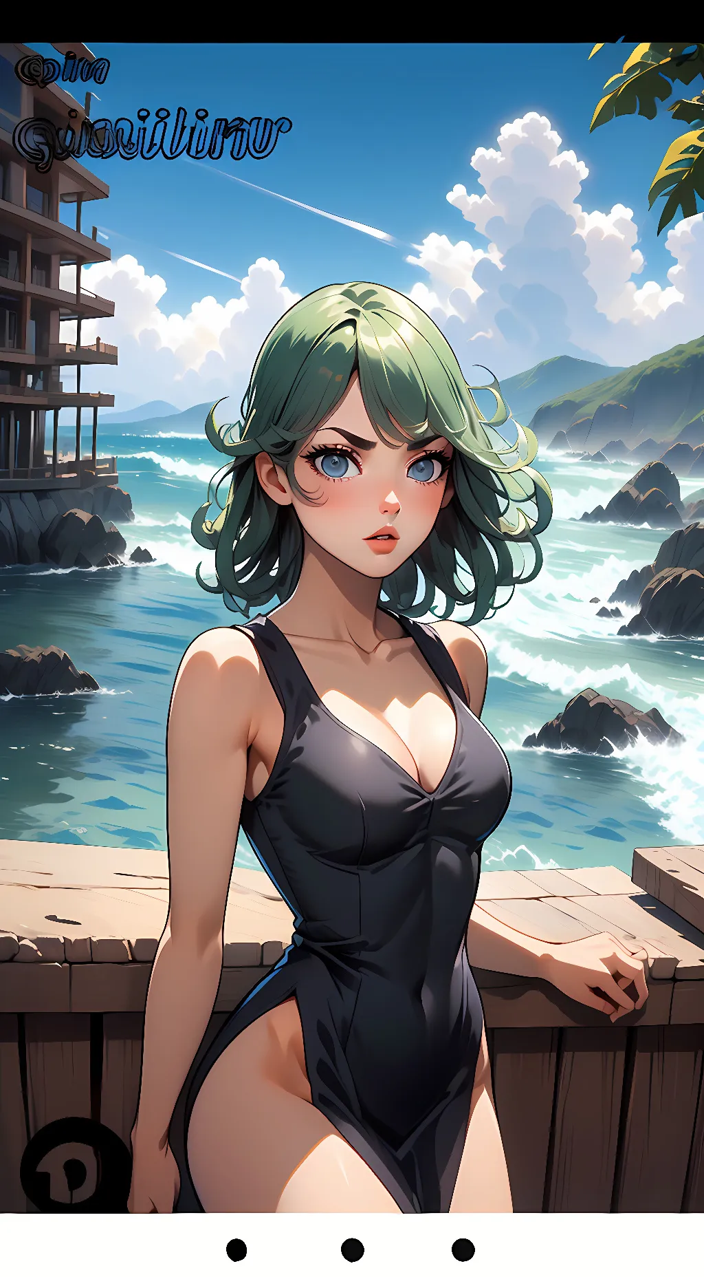 ai character: Tatsumaki background