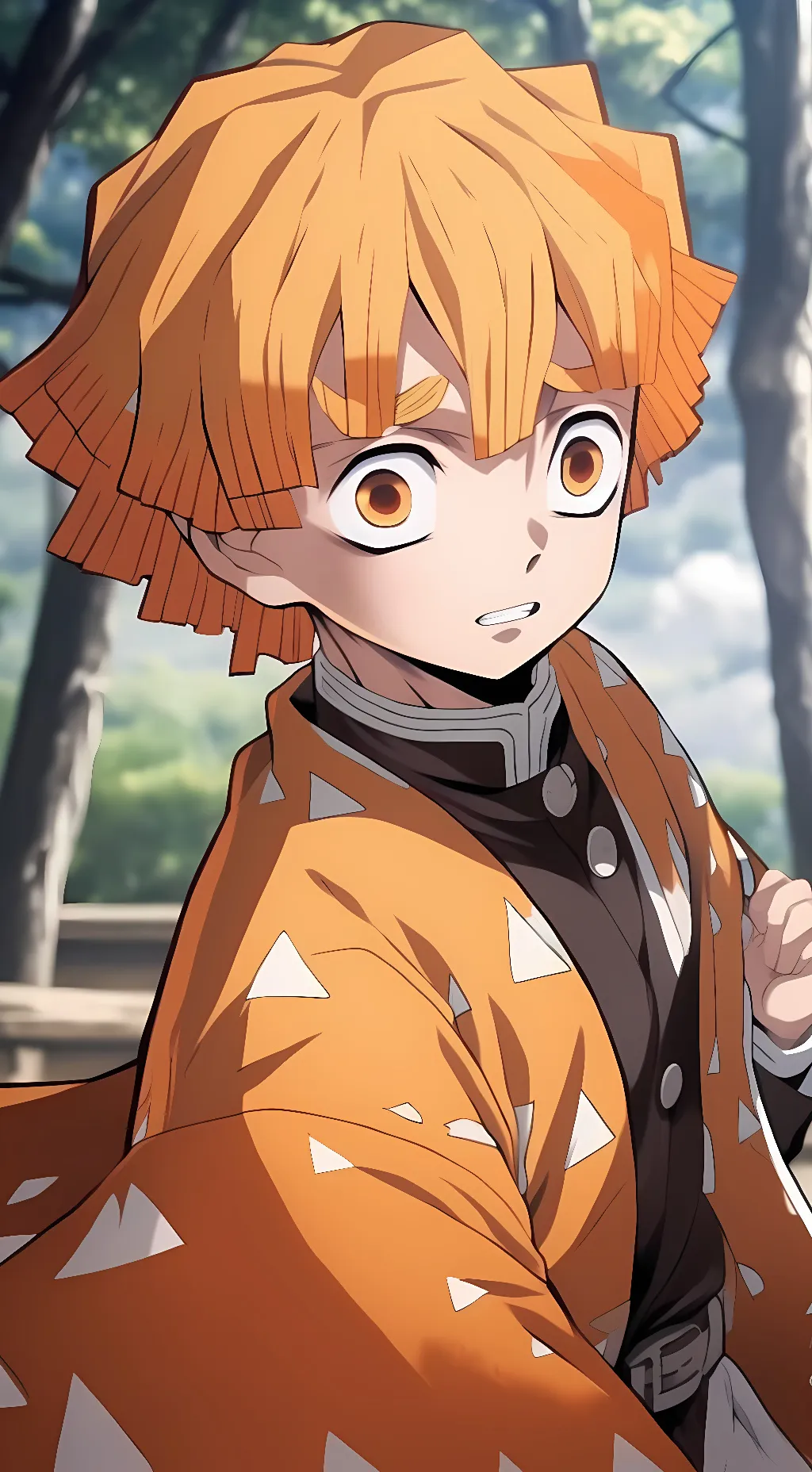 ai character: Zenitsu Agatsuma background