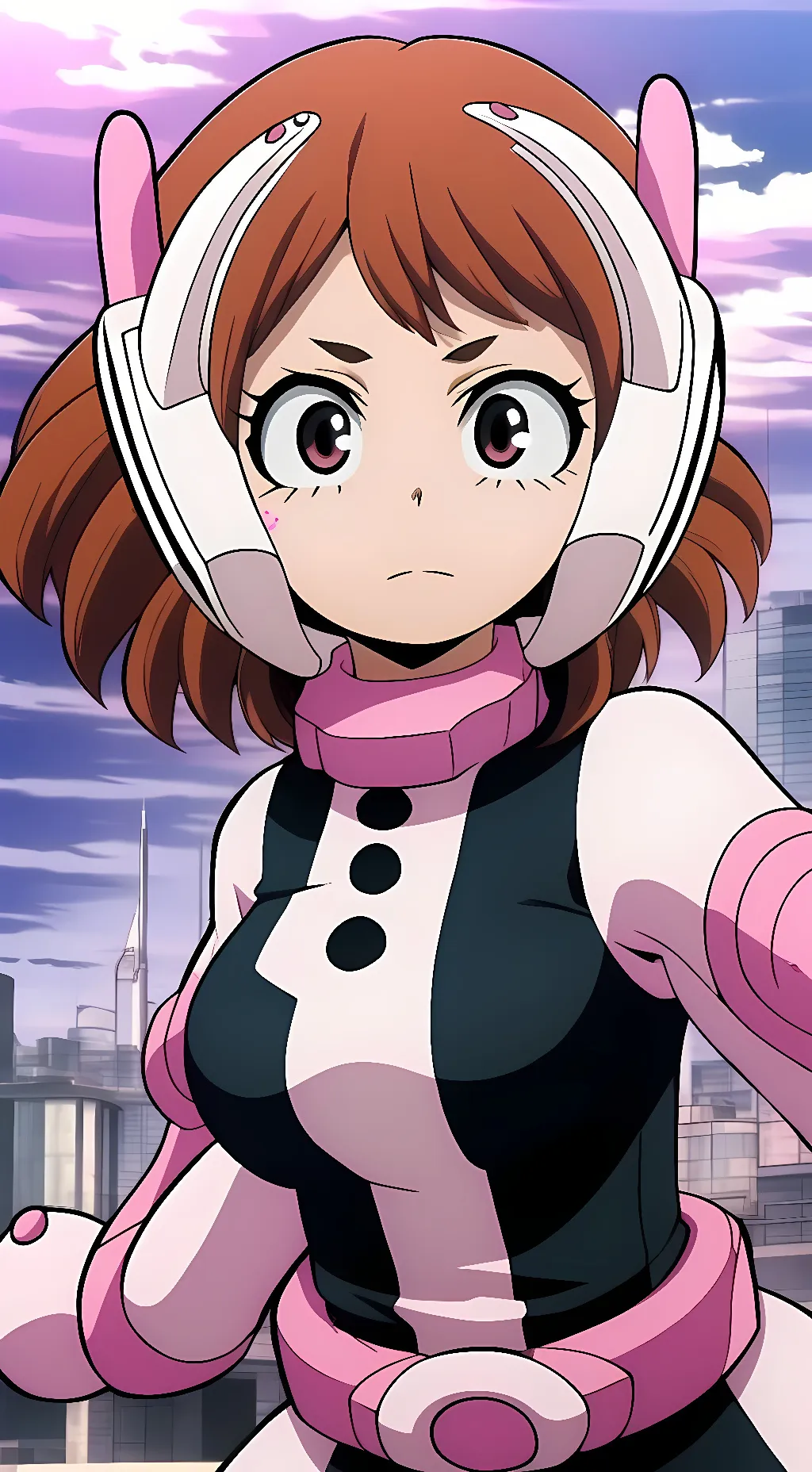 ai character: Ochaco Uraraka background