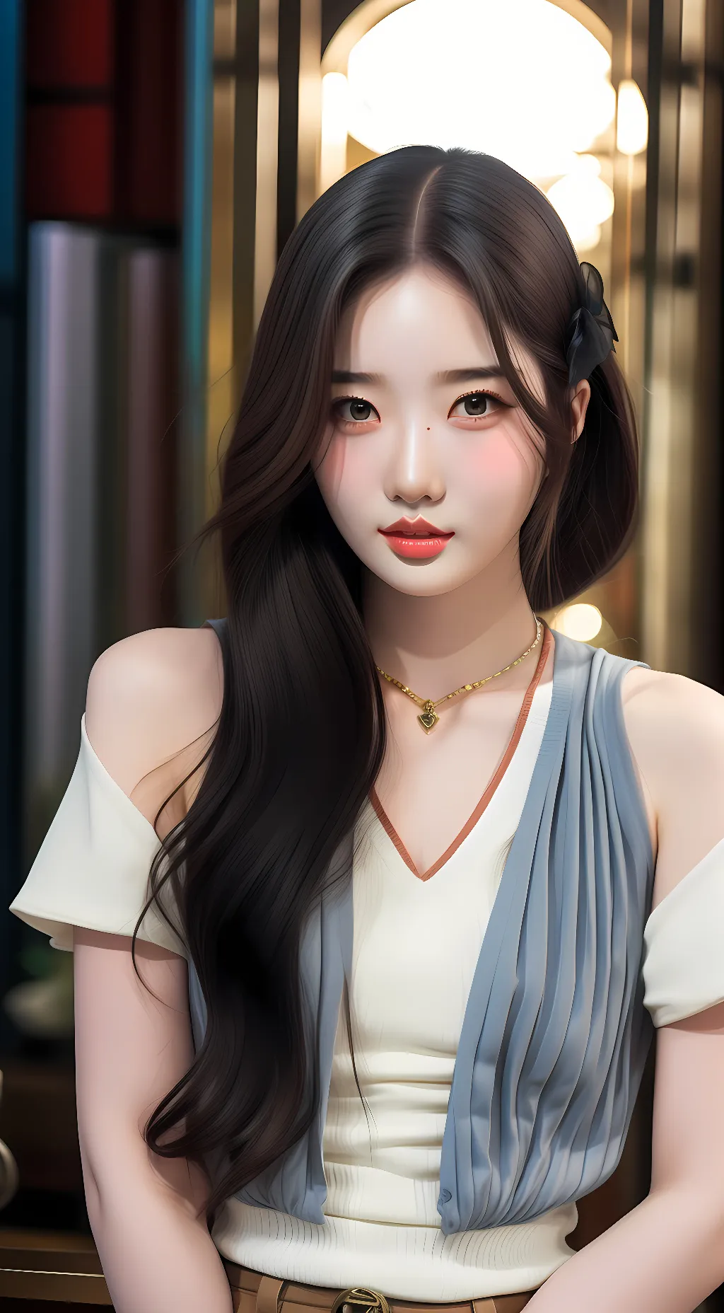 ai character: Kim Yooyeon  background