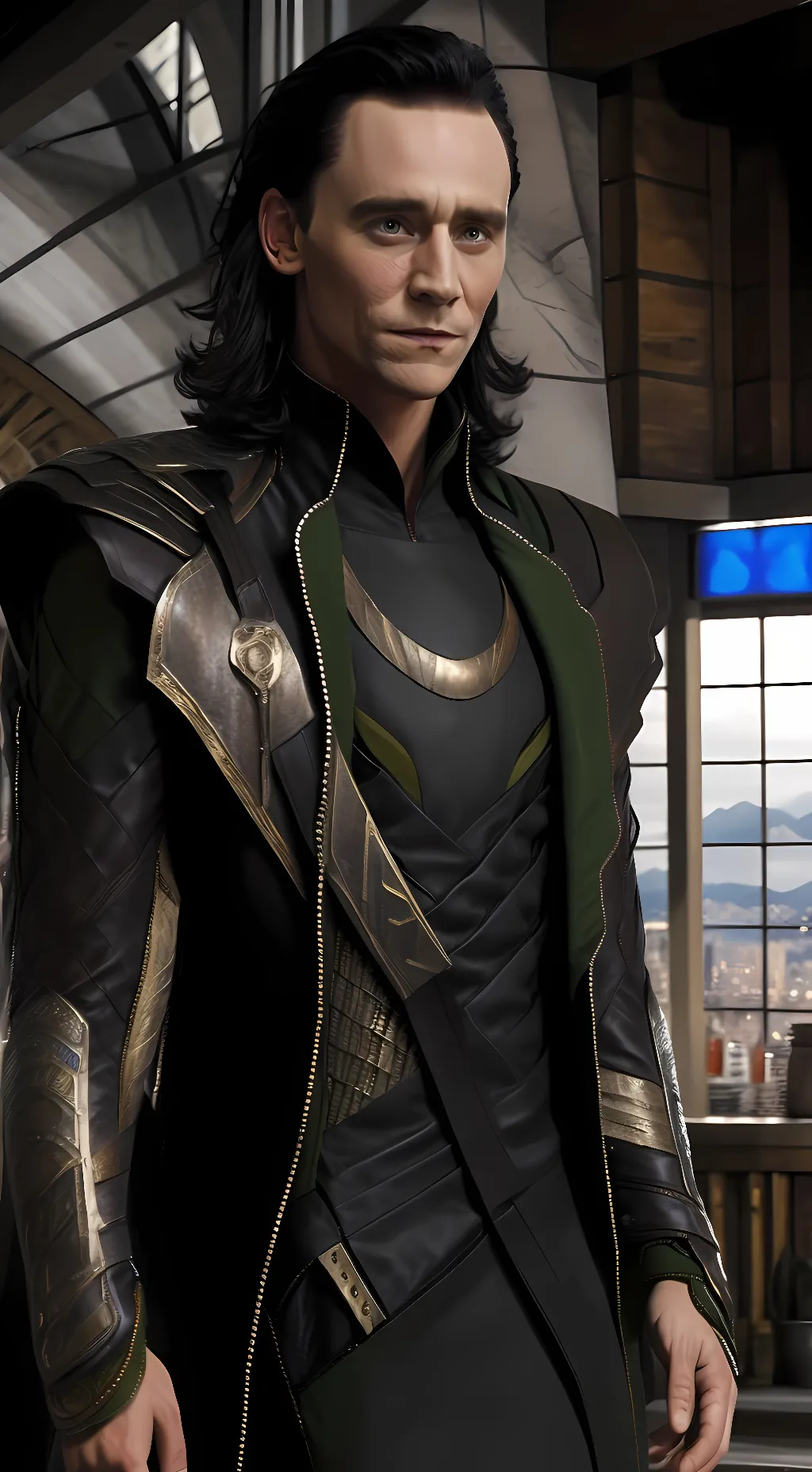 ai character: Loki Laufeyson background