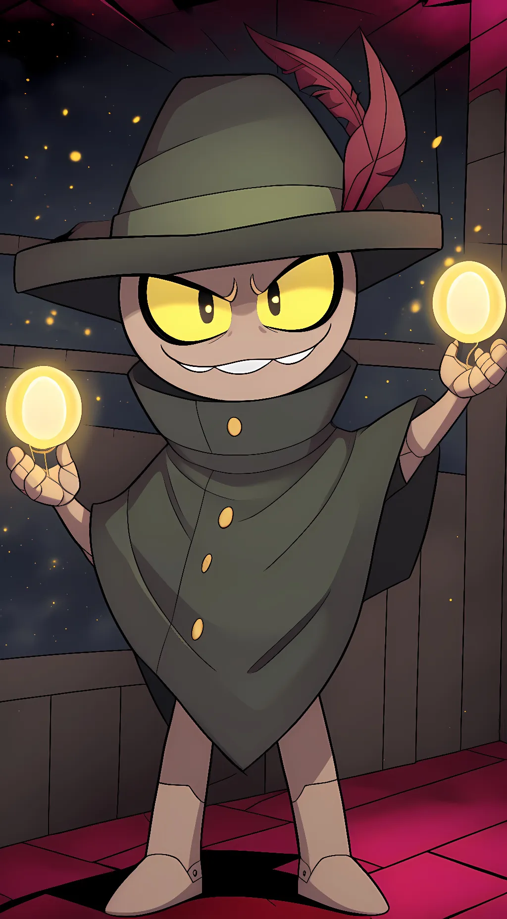 ai character: Fantoccio Theater  background