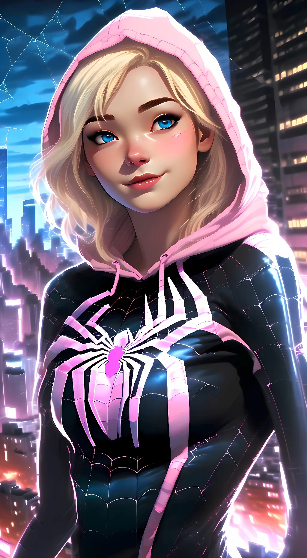 ai character: Gwen Stacy background