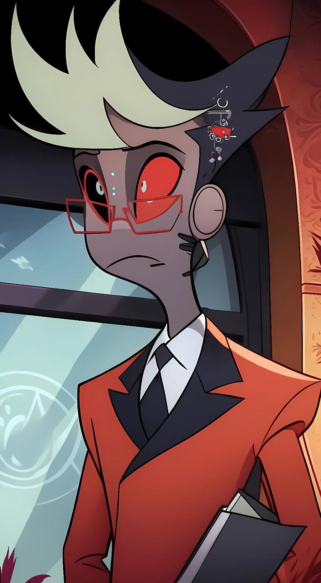 ai character: Papermint background