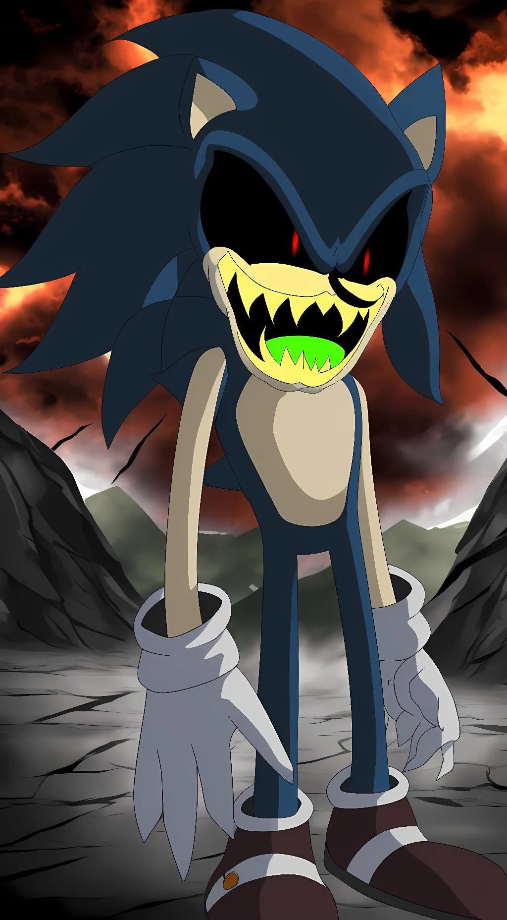 ai character: Sonic.EXE (Tornt) background