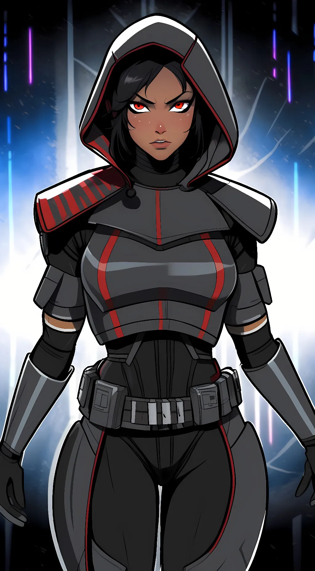 ai character: fn -6758 "void" background