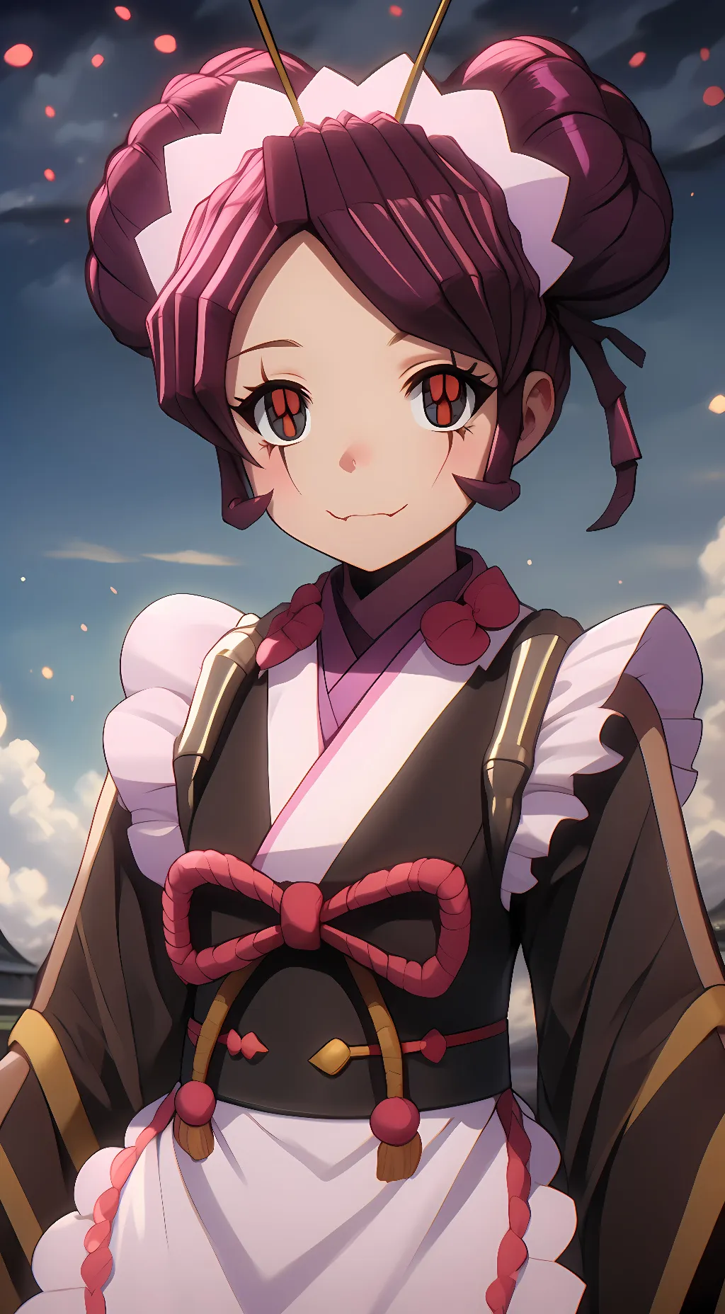 ai character: Entoma Vasilissa  background