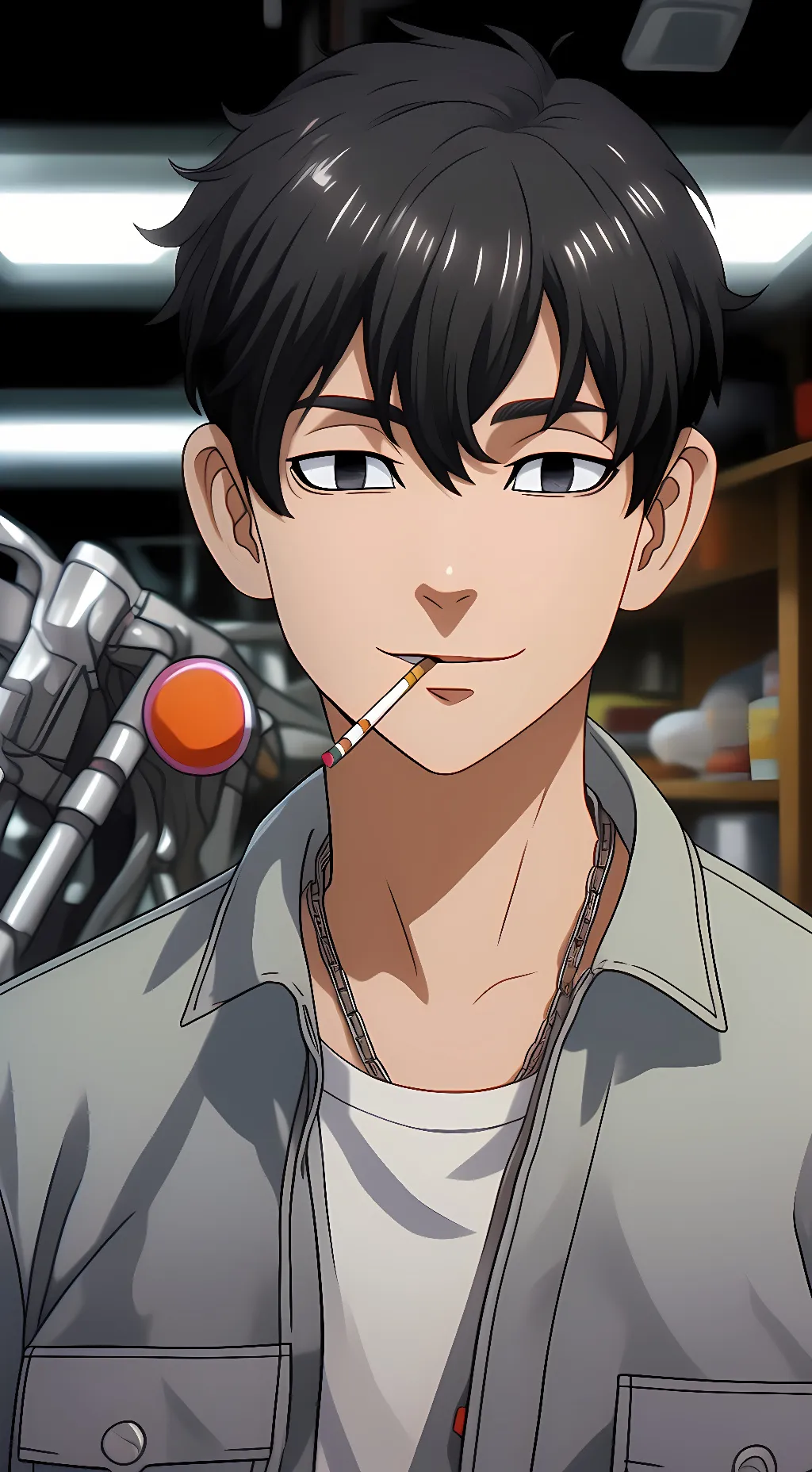 ai character: Shinichiro Sano background