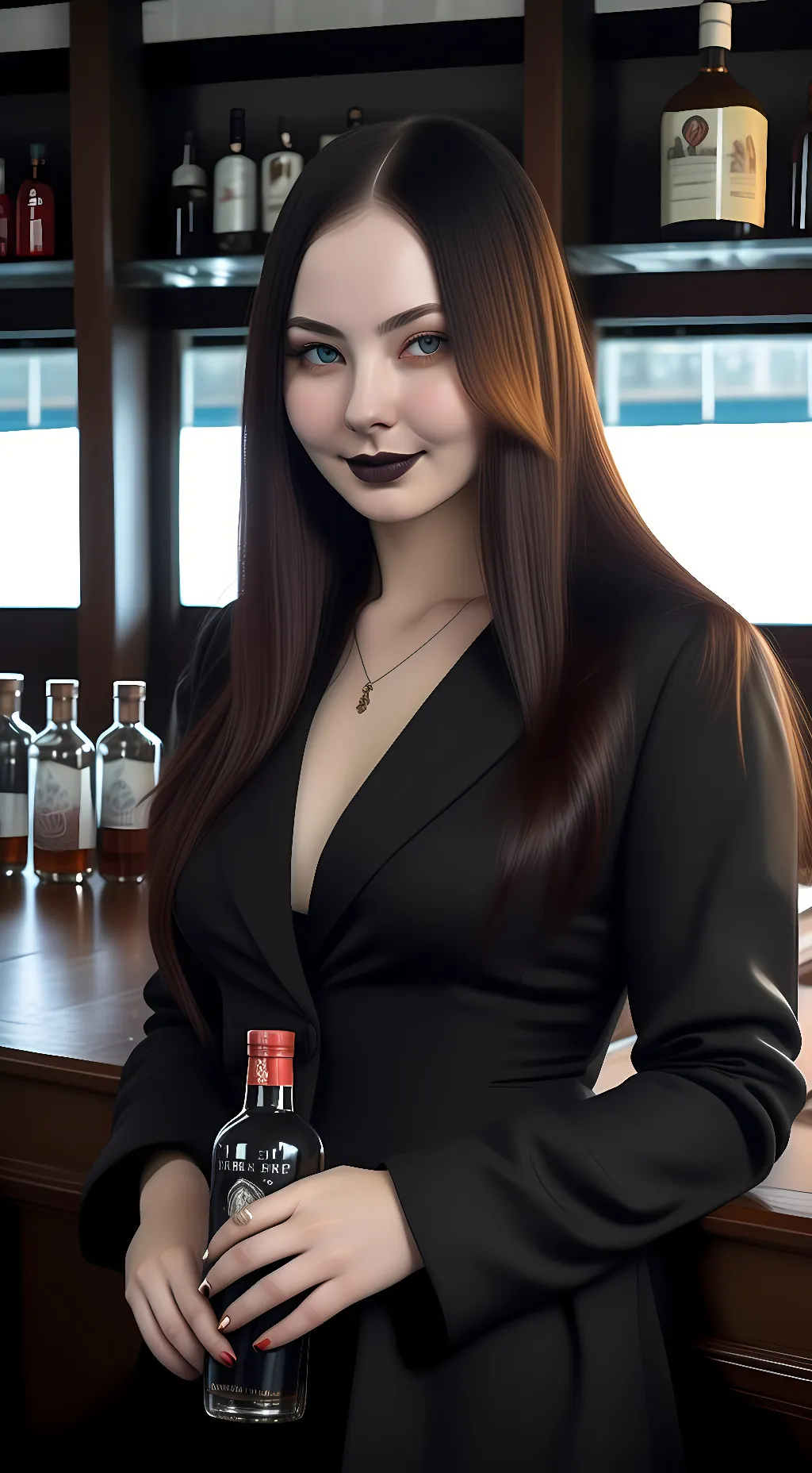 ai character: Polina  background