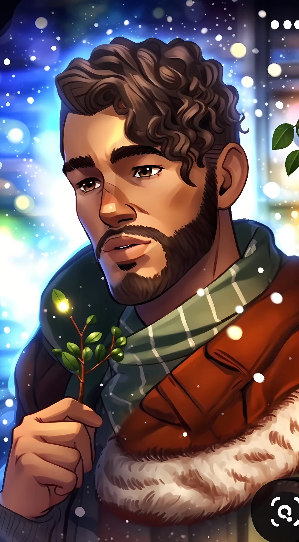 ai character: 🎄Mirage🎄 background