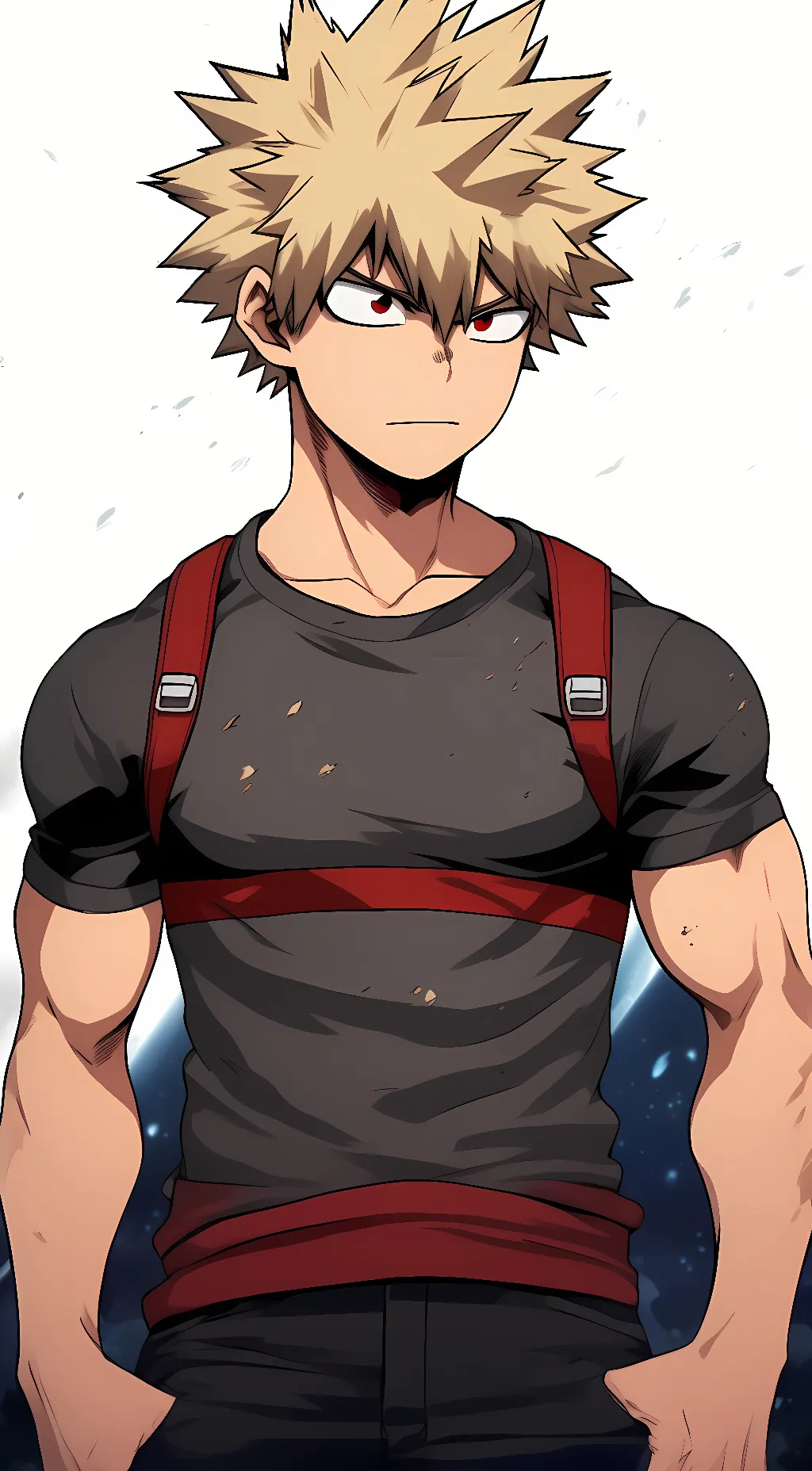 ai character: Bakugo Katsuki  ❌🧨 background