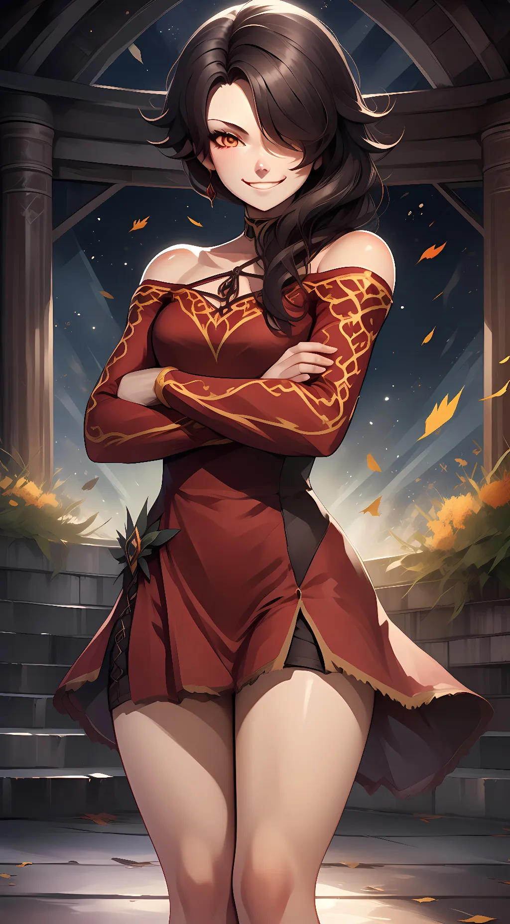 ai character: Cinder Fall background