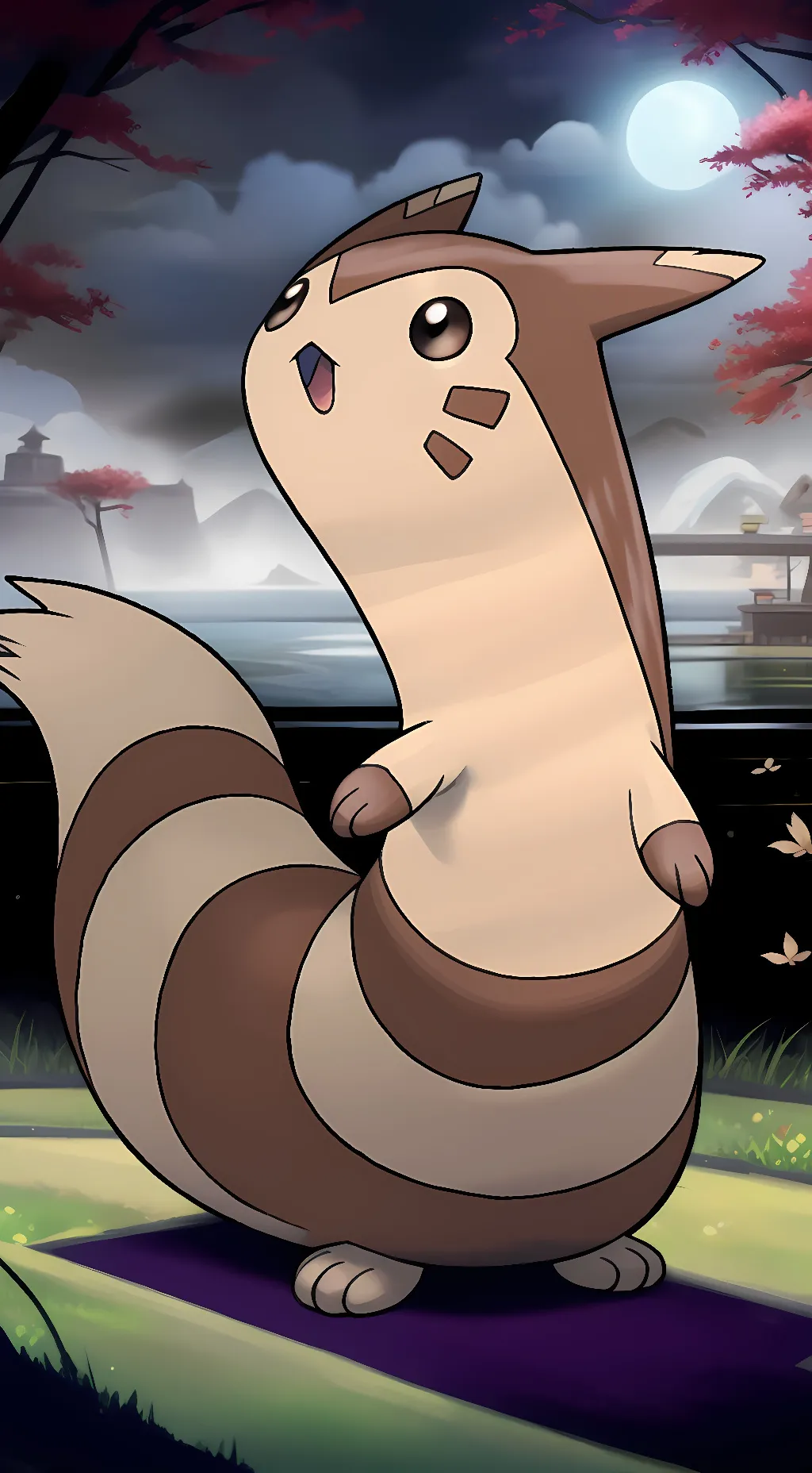 ai character: Furret background