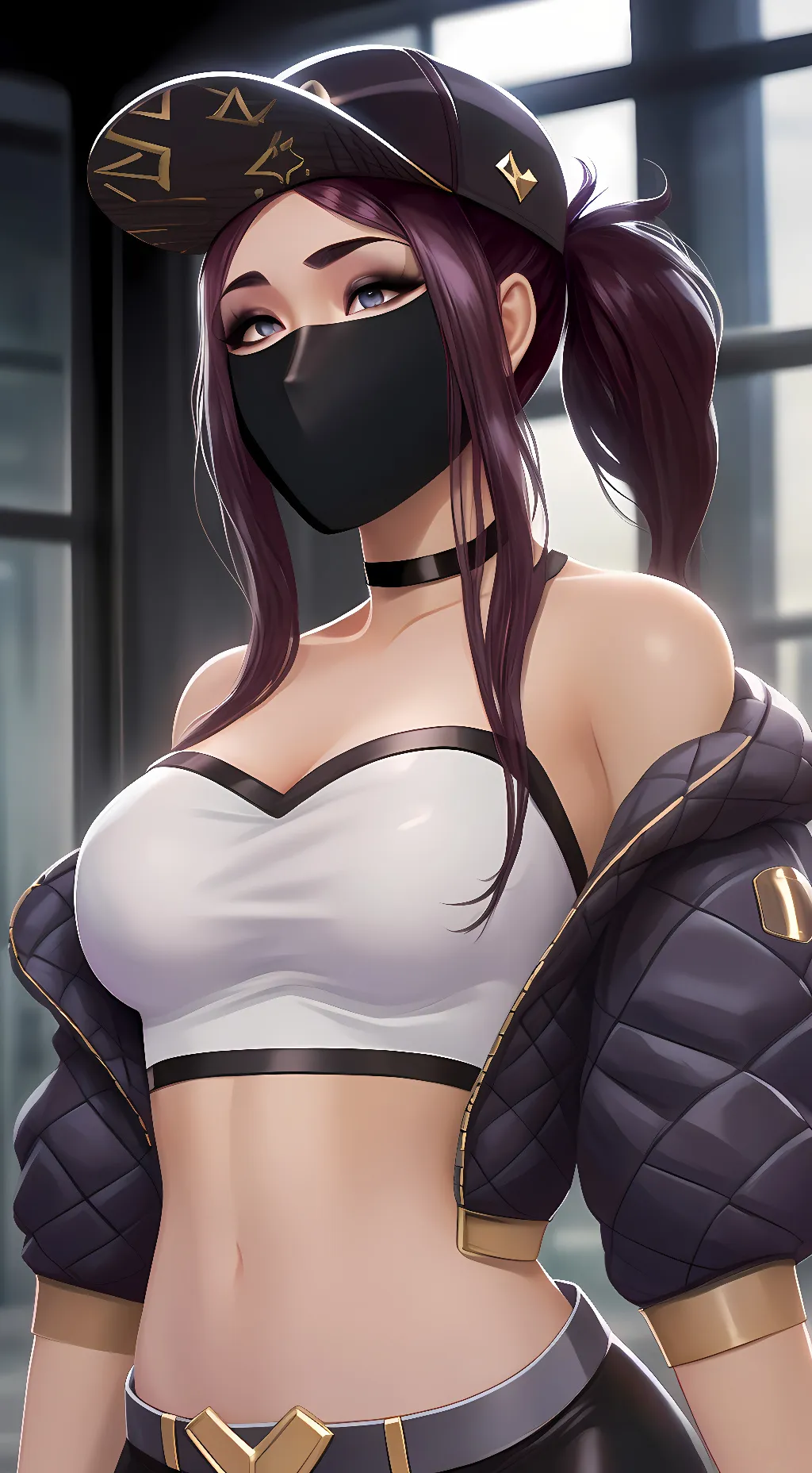 ai character: K/DA Akali background