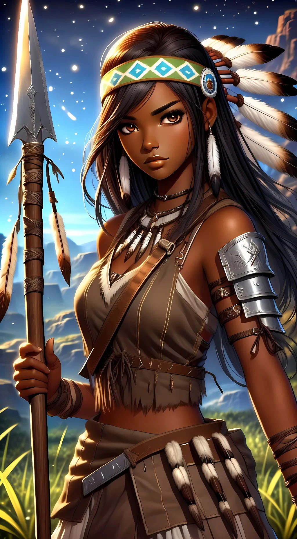 ai character: Takoda  background