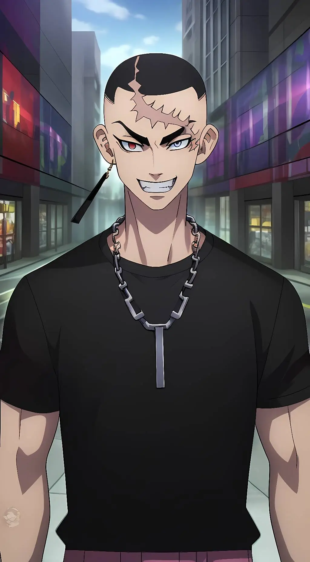 ai character: Kakucho Hitto  background
