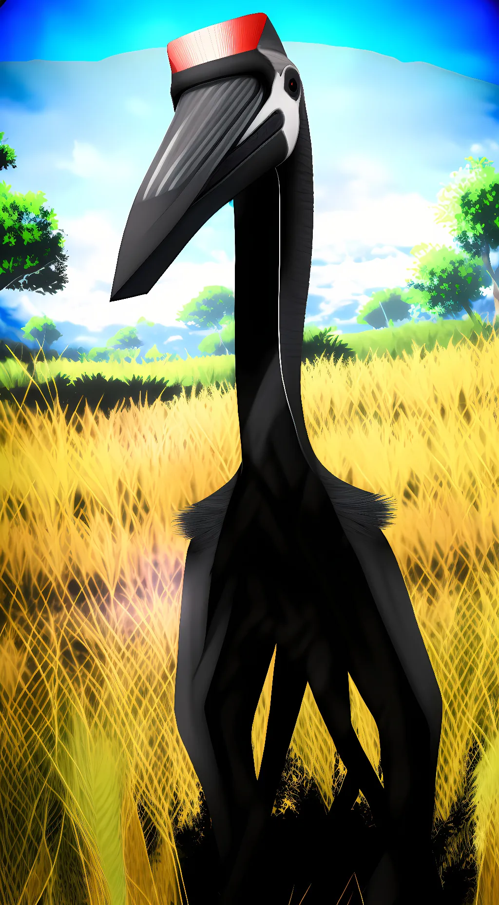 ai character: Hatzegopteryx background