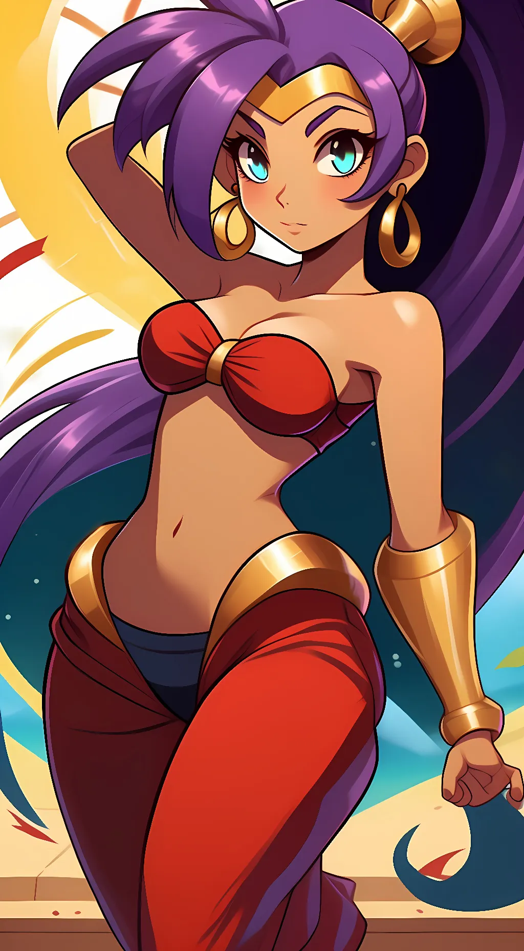 ai character: Shantae background