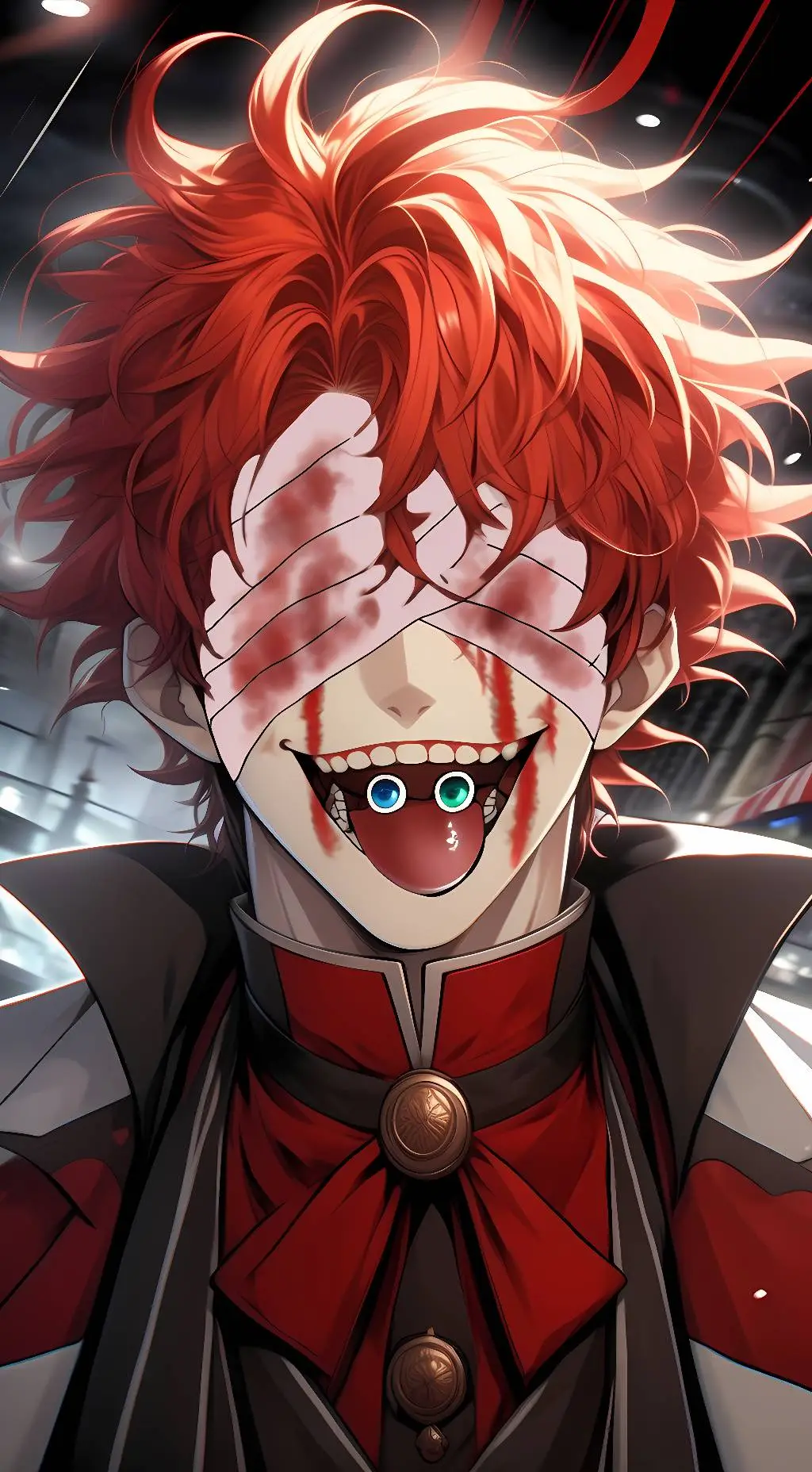 ai character: Caine (Horror) background